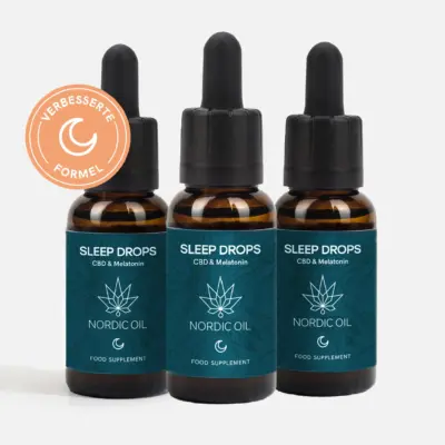 3FÜR2 CBD Schlaftropfen mit Melatonin - Nordic Oil