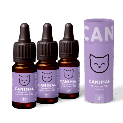 3x CBD Katzenöl 3% - Canimal