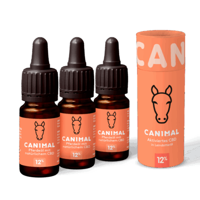 3x CBD Pferdeöl 12% - Canimal