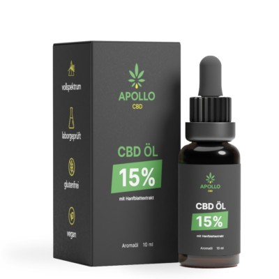 ApolloCBD Vollspektrum Öl 15% – Apollo CBD