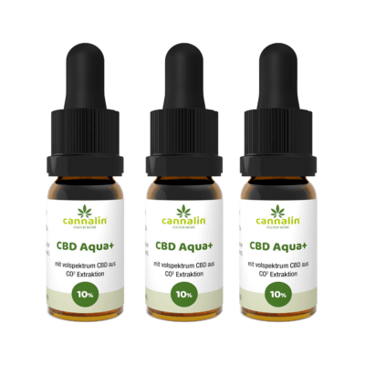 Aqua CBD 10% Angebot 10ml 3 zum Preis von 2 - Cannalin