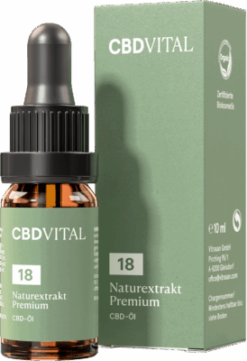 CBD Naturextrakt PREMIUM Öl 18% - CBD Vital