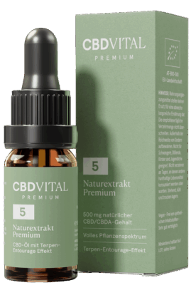 CBD Naturextrakt PREMIUM Öl 5% - CBD Vital