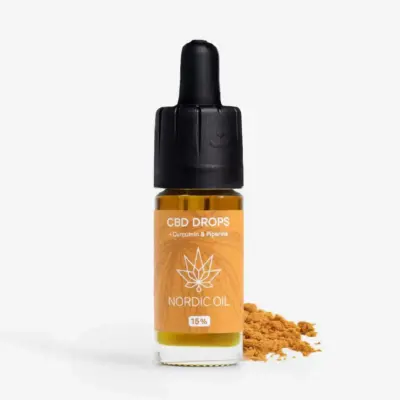 CBD Öl 15% mit Curcumin - Nordic Oil