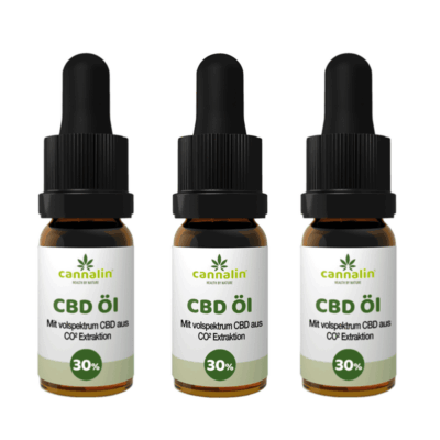 CBD Öl 30% 3 zum Preis von 2 – Cannalin