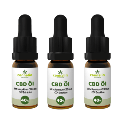 CBD Öl 40% 3 zum Preis von 2 – Cannalin