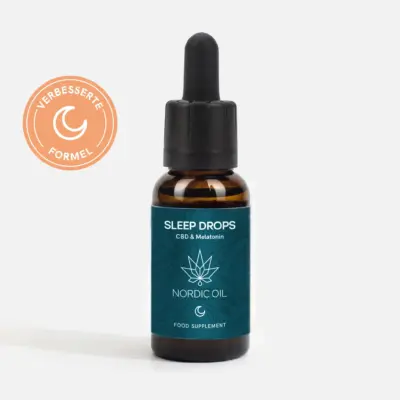 CBD Schlaftropfen mit Melatonin - Nordic Oil