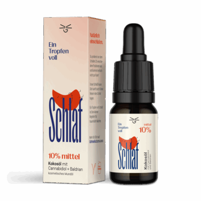 Ein Tropfen voll Schlaf CBD Öl 10% - Grinsekatzen