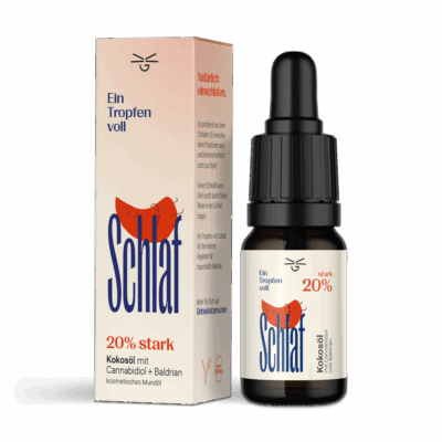 Ein Tropfen voll Schlaf CBD Öl 20% - Grinsekatzen