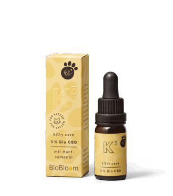 3% Bio CBD Öl für Katzen kitty care - BioBloom